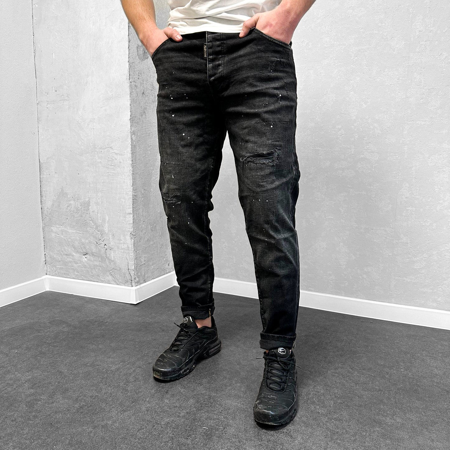 Мъжки напръскани дънки "Malzaro"