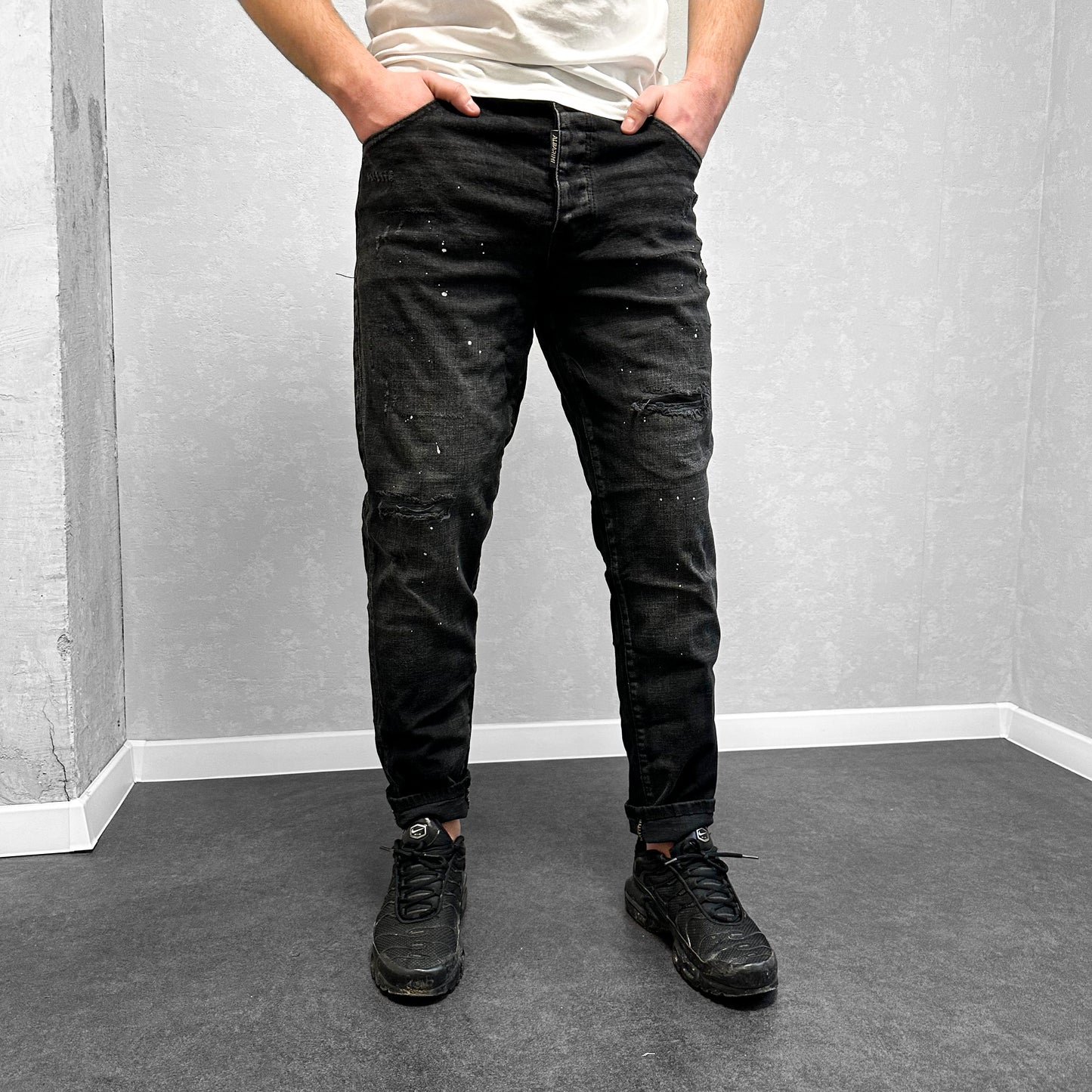 Мъжки напръскани дънки "Malzaro"