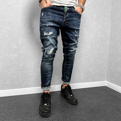 Мъжки накъсани дънки "Davon"