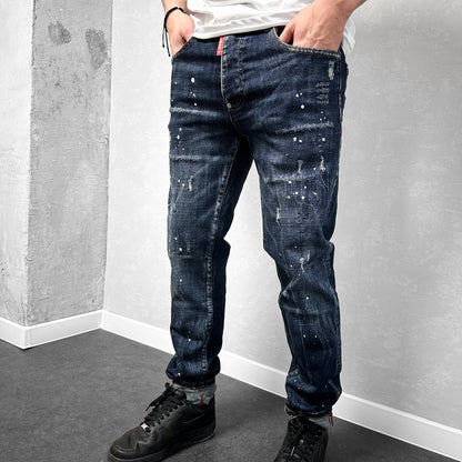 Мъжки напръскани дънки "Brego"