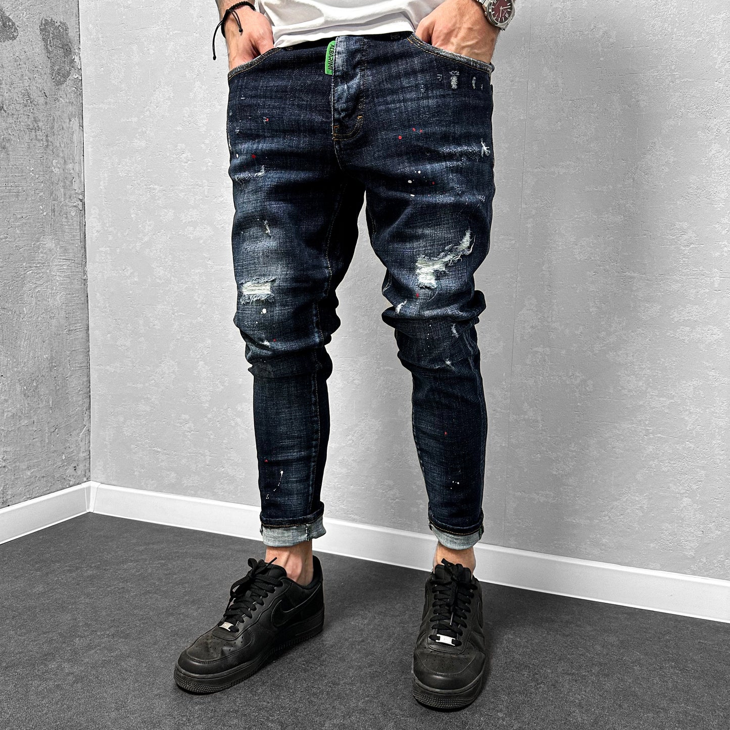 Мъжки напръскани дънки "Marianno"