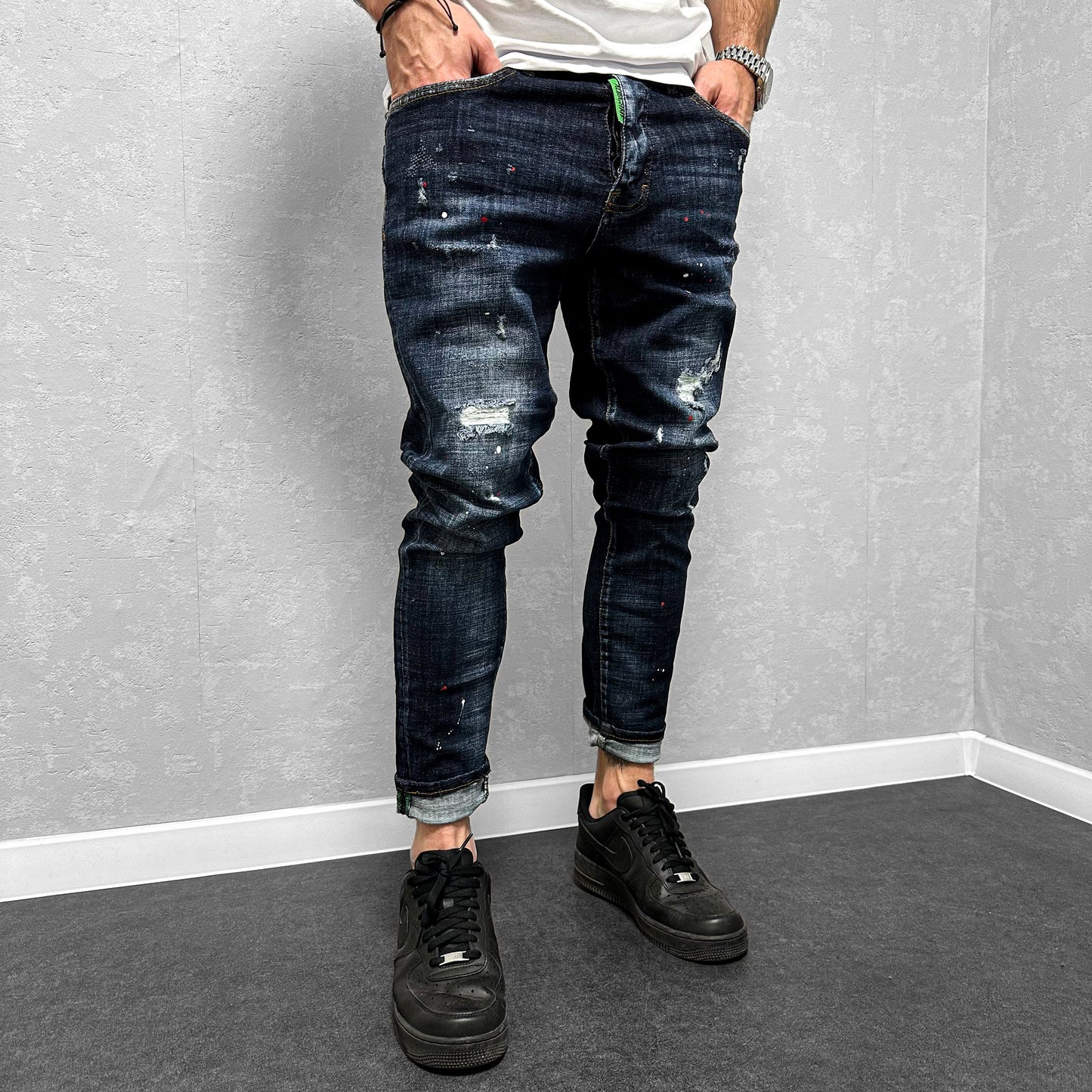 Мъжки напръскани дънки "Marianno"