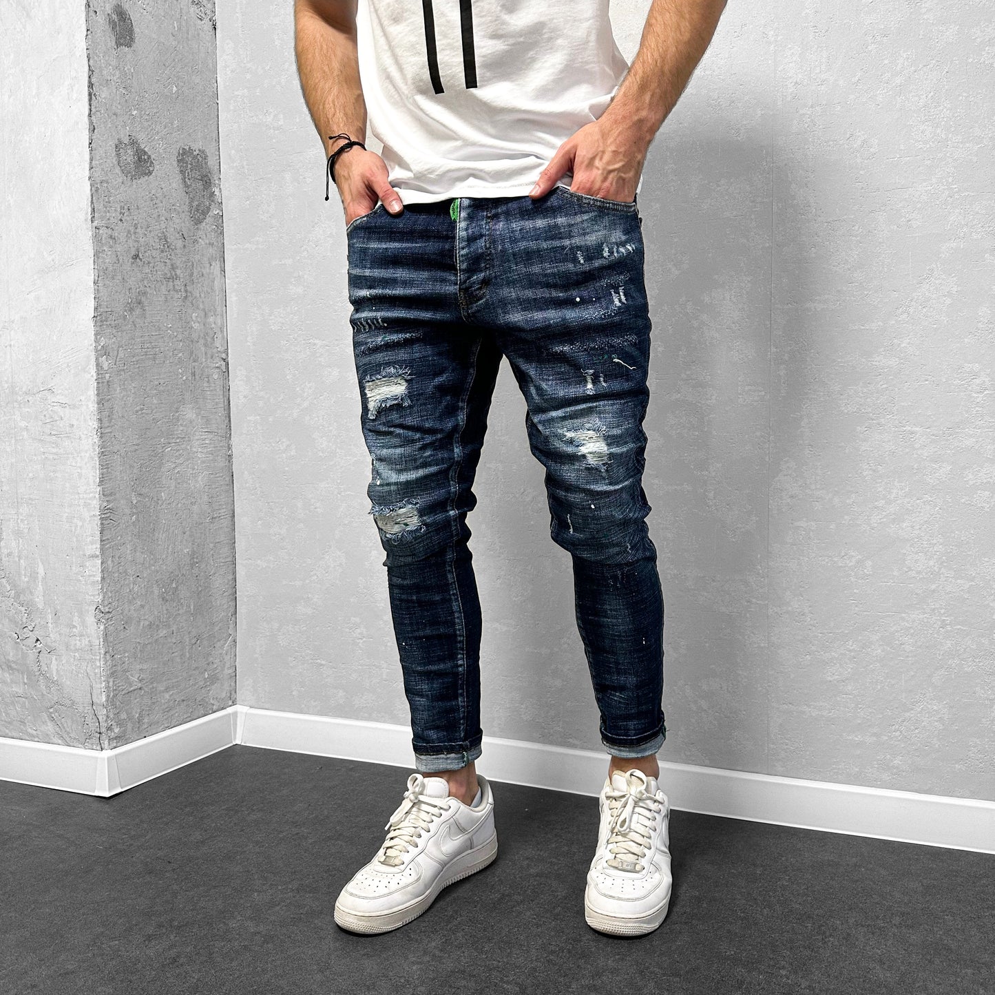 Мъжки накъсани дънки "Daniello"