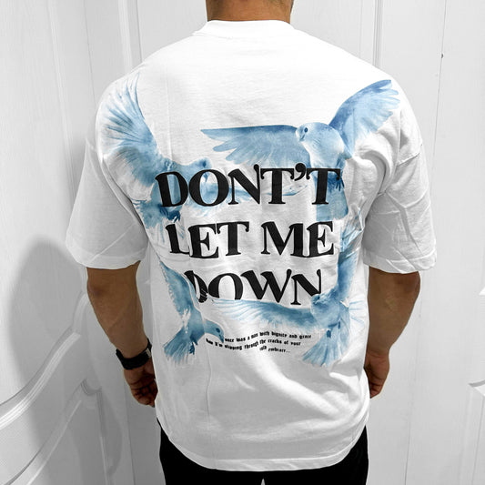 Мъжка OVERSIZE тениска “Dont't let me down ”