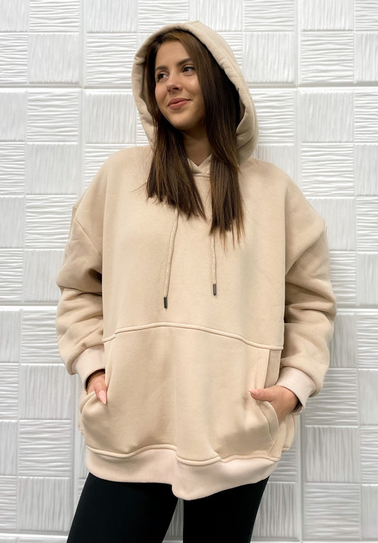 Бежово hoodie